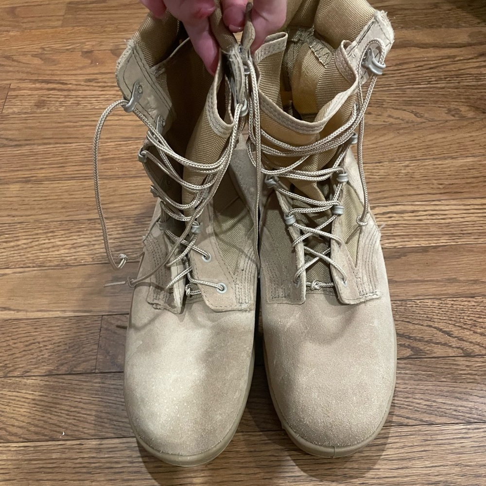 McRae Footwear Tan Boots Army Issued